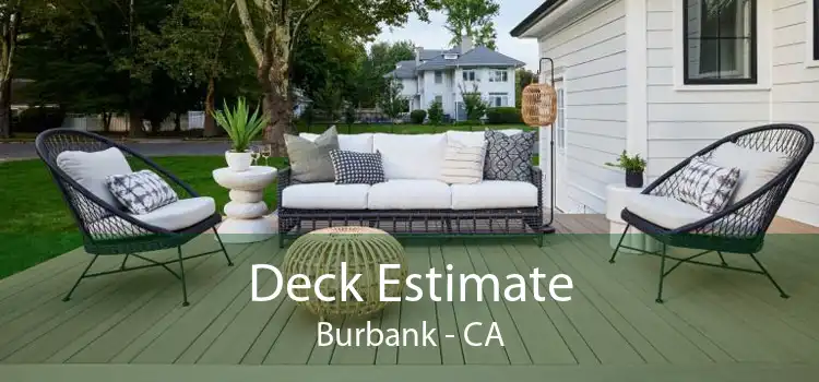 Deck Estimate Burbank - CA
