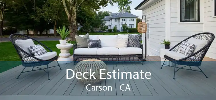 Deck Estimate Carson - CA