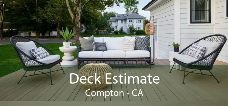 Deck Estimate Compton - CA