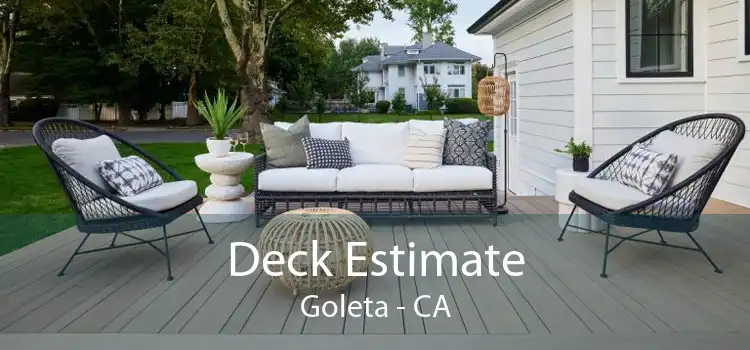 Deck Estimate Goleta - CA