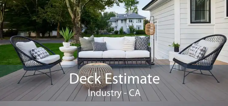 Deck Estimate Industry - CA