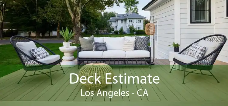Deck Estimate Los Angeles - CA